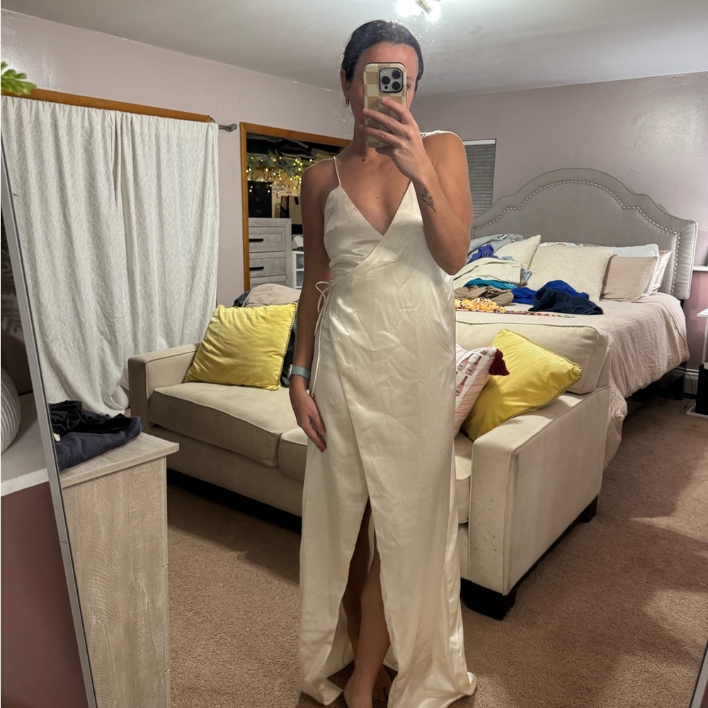 Chic Cream Maxi Dress